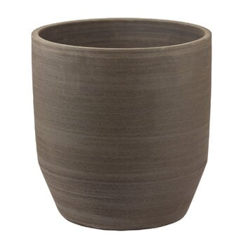 INGOFIN Vaso per piante in ceramica da 25,4 cm con foro di drenaggio, vaso rotondo per orchidee succulente per piante da interno o da esterno