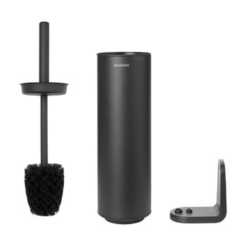 Brabantia MindSet toilet brush and holder, mineral infinite grey, product image