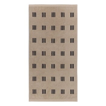 Baina Kylpypyyhe Claremont, 70 x 140 cm, sand - noir, tuotekuva