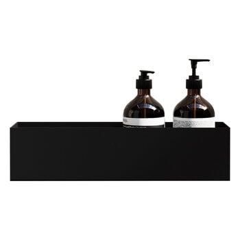 Accessori per il bagno, Mensola Bath Shelf 40, nera, Nero