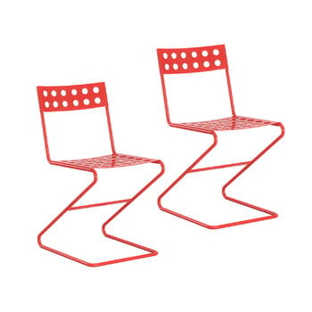 Bebó Objects Zola tuoli, 2 kpl, punainen