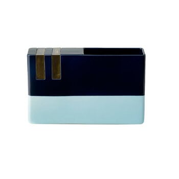 Vases, Vase, rectangular, 22,5 x  35 cm, light blue - blue, Light blue