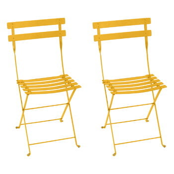 Fermob Bistro Metal Stuhl, 2 Stück, Honigfarben strukturiert
