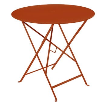 Patio tables, Bistro table, 77 cm, candied orange, Orange