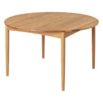 Carl Hansen & Søn BM0121 ruokapöytä, 120 cm, lakattu tammi, tuotekuva