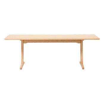 Fredericia C18 table, 220 x 90 cm, light oiled oak