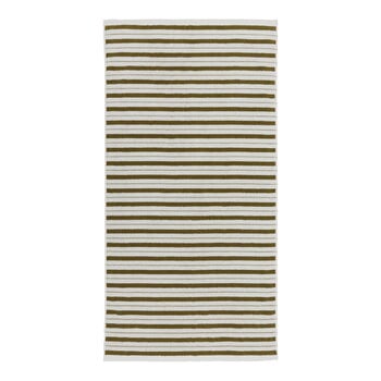 Bath towels, Bath towel Franklin, 70 x 140 cm, caper - chalk, White