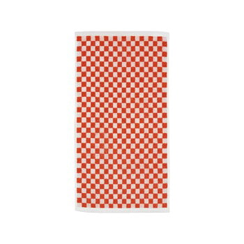 Hand towels & washcloths, Hand towel Josephine, 40 x 70 cm, paloma sun - ecru, Red