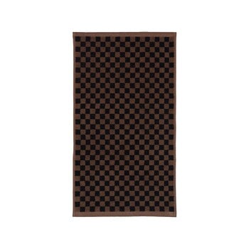 Baina Hand towel Josephine, 40 x 70 cm, tabac - noir, product image