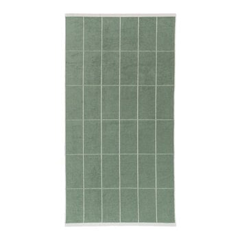 Baina Beach towel Miles, 90 x 170 cm, sage - chalk