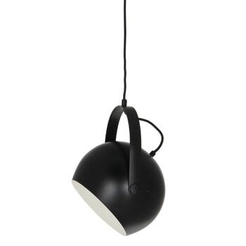 Pendant lamps, Ball Handle pendant, diam. 19 cm, matt black, Black