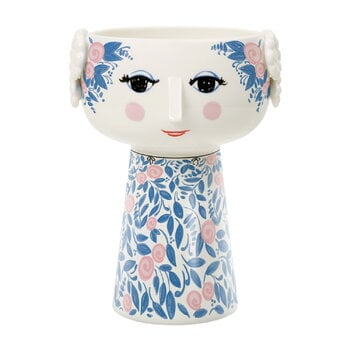 Bjørn Wiinblad Vaso Eva, 18,5 cm, blu - rosa, immagine prodotto