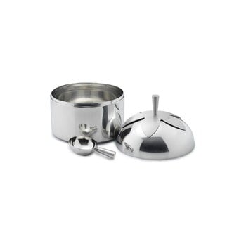 Kitchen containers, Blad jar, small, stainless steel, Silver