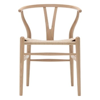 Carl Hansen & Søn CH24 Wishbone chair, white oiled oak - natural cord