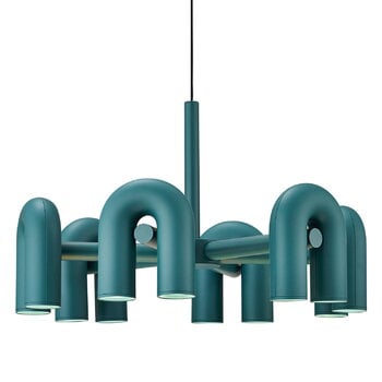 Pendant lamps, Cirkus chandelier, large, green, Green