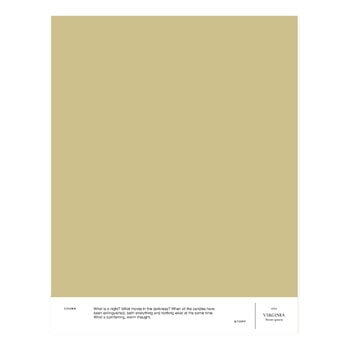 Cover Story Paint sample, 030 VIRGINIA - straw green