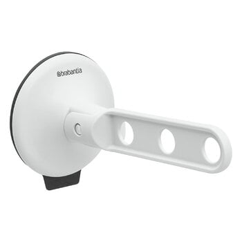 Grucce appendiabiti, Appendiabiti con ventosa, grigio chiaro, Grigio