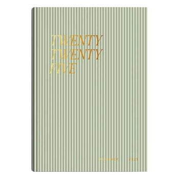 Cozy Publishing Cozy Planner 2025, green stripes, product image