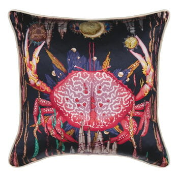 Cushion covers, Misto Mare Crab cushion cover, 50 x 50 cm, silk, Multicolour