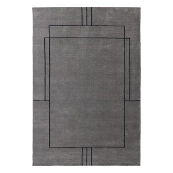 Wool rugs, Cruise AP12 rug, 200 x 300 cm, Colombo grey blue, Gray