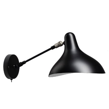 DCWéditions Mantis BS5 wall lamp with switch, black