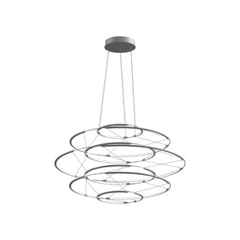 Nemo Lighting Drop 7 pendant, 2700K, satin silver