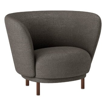 Massproductions Dandy armchair, walnut stained beech - Sacho Safire 001