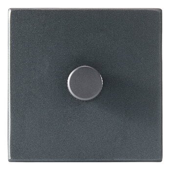 Lighting accessories, Single rotary wall dimmer, graphite, Gray