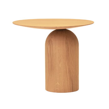 Basta Disco side table, low, oak