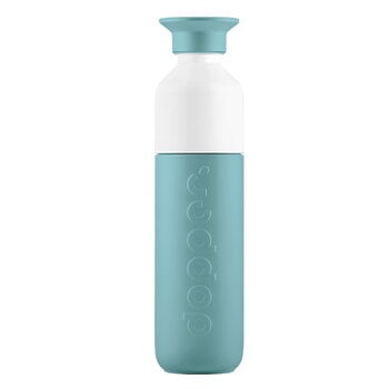 Gourdes, Bouteille Dopper 0,35 L, isotherme, bottlenose blue, Turquoise