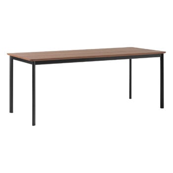 Dining tables, Drip HW116 dining table, 193 x 83 cm, lacquered walnut - black, Black