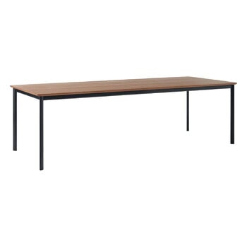 Dining tables, Drip HW117 dining table, 253 x 103 cm, lacquered walnut - black, Black