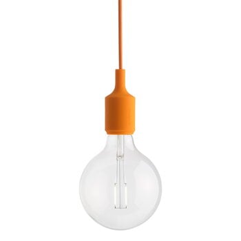 Muuto E27 LED pendant, light orange