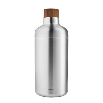 Vino e bar, Shaker da cocktail, 0,7 L, acciaio inox - noce, Argento