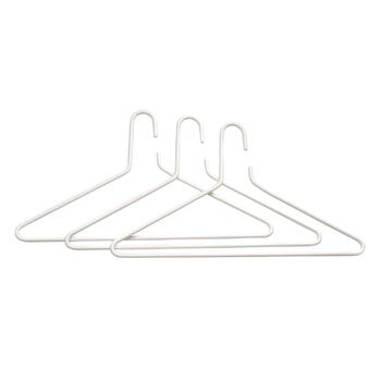 Coat hangers, Triangel hanger, set of 3, white, White