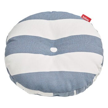 Outdoor textiles, Circle Outdoor pillow, 50 cm, stripe ocean blue, Blue