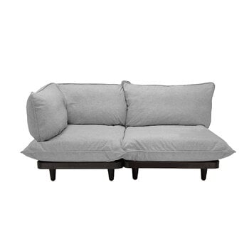 Outdoor-Sofas, Paletti Sofa, 2 Module, links, Steingrau, Grau