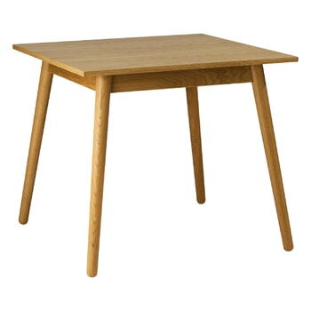 FDB Møbler C35A dining table, 82 x 82 cm, lacquered oak