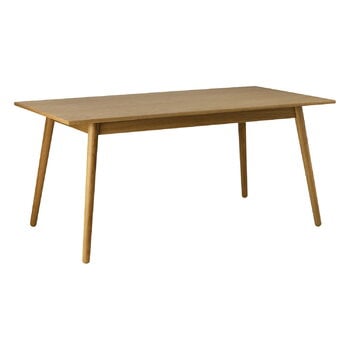 FDB Møbler Table de salle à manger C35B, 160 x 82 cm, chêne laqué