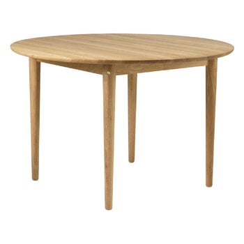 FDB Møbler Table de salle à manger C62 Bjørk, 115 cm, chêne huilé