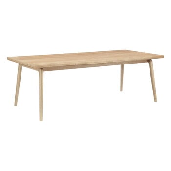 FDB Møbler Table extensible C65 Åstrup, 220 x 100 cm, chêne laqué