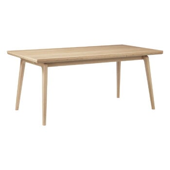 Tables de salle à manger, Table extensible C65 Åstrup, 170 x 90 cm, chêne laqué, Naturel