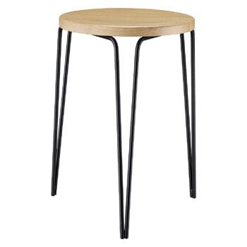 Tabourets, Tabouret J179 Skjern, frêne - noir, Noir