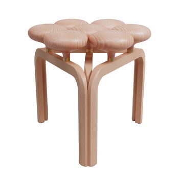 Fritz Hansen Utzon stool, oiled beech, product image