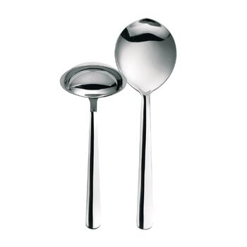 Serving, Functional Form serving set, 2 pcs, polished, Silver