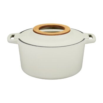 Pots & saucepans, Norden cast iron pot, 4 L, birch, White