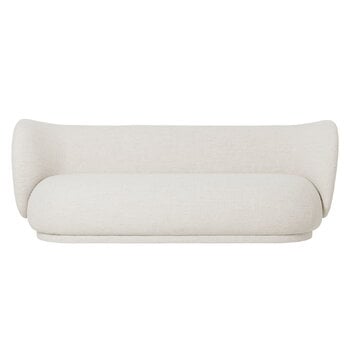 ferm LIVING Rico 3-seater sofa, off-white Bouclé