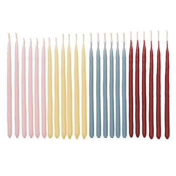 ferm LIVING Miniature kynttilät, 24 kpl, whimsical
