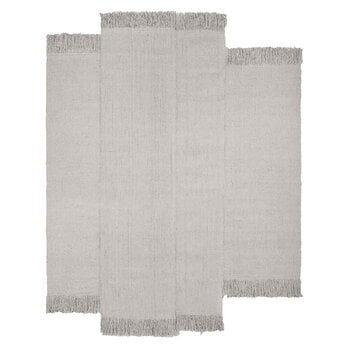 Wool rugs, Alter rug, 300 x 350 cm, natural wool, White