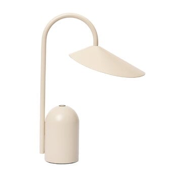 Éclairages portatifs, Lampe portable Arum, cachemire, Beige